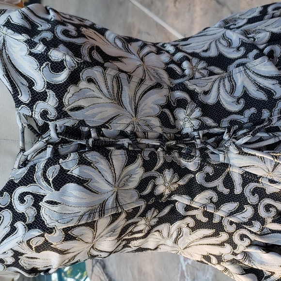 Renaissance Rococo damask corset gown - Picture 3 of 12